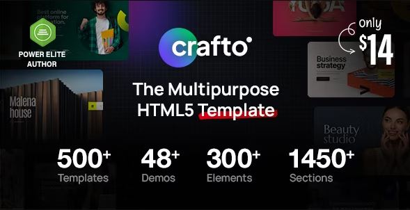 crafto HTML5 template