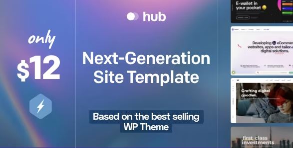 hub html site template