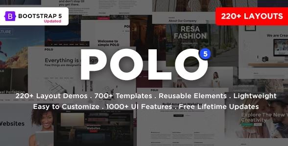 polo site template HTML and CSS